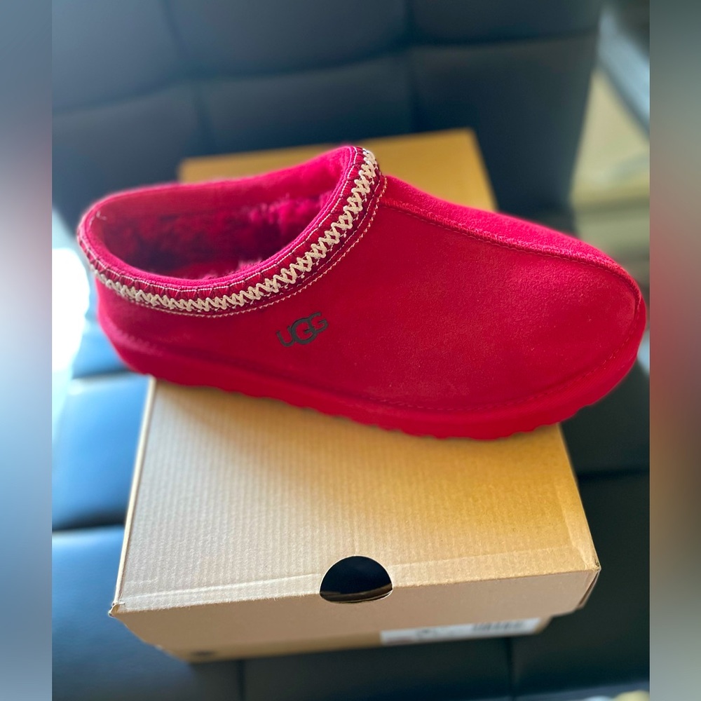 Red Tasman UGG Slippers